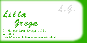 lilla grega business card